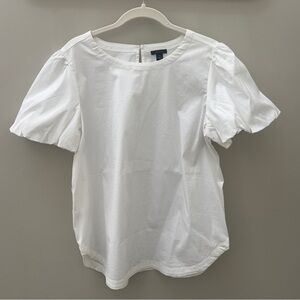Ann Taylor Puff Sleeve Blouse M